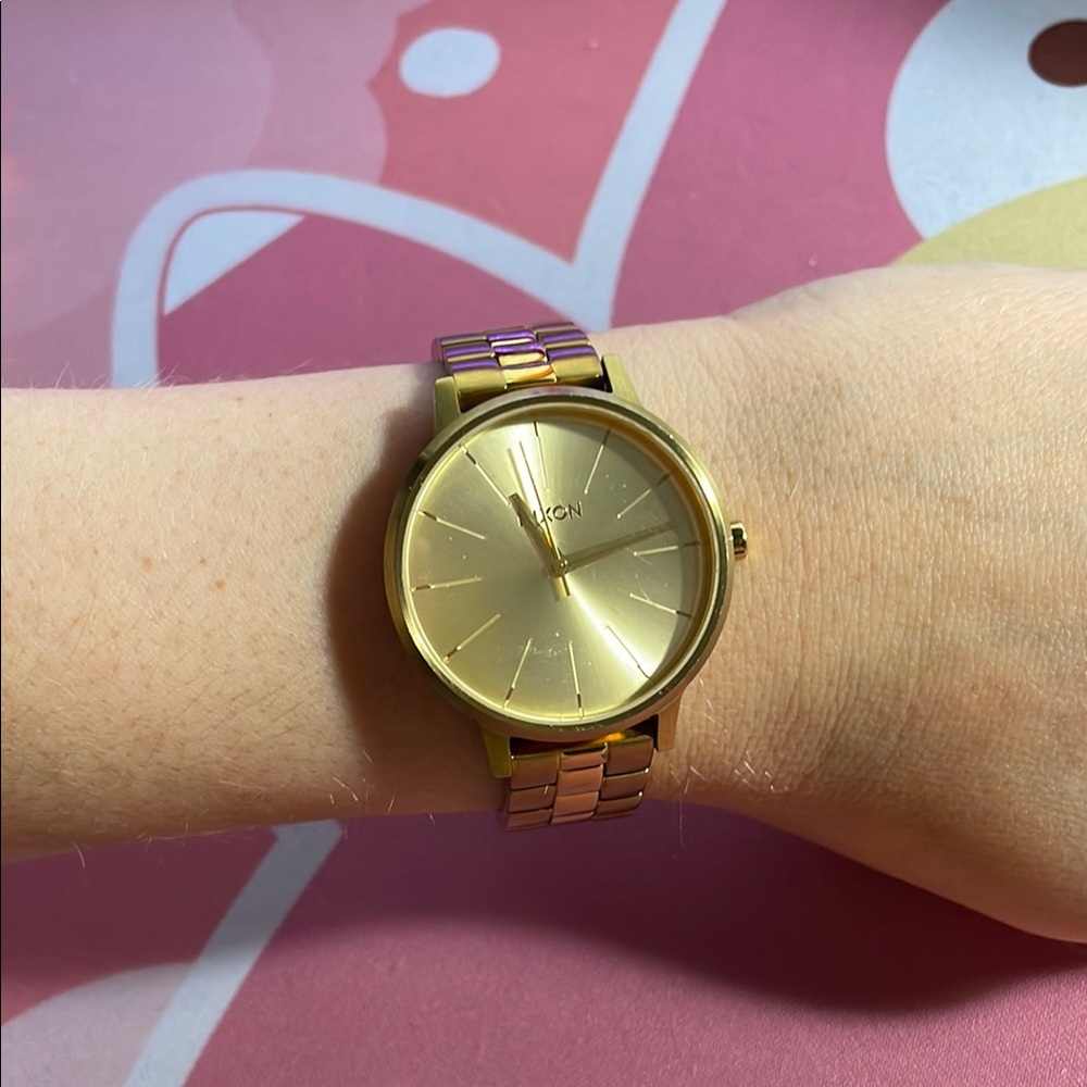Gold Nixon Kensington Watches (2) - Picture 3 of 7